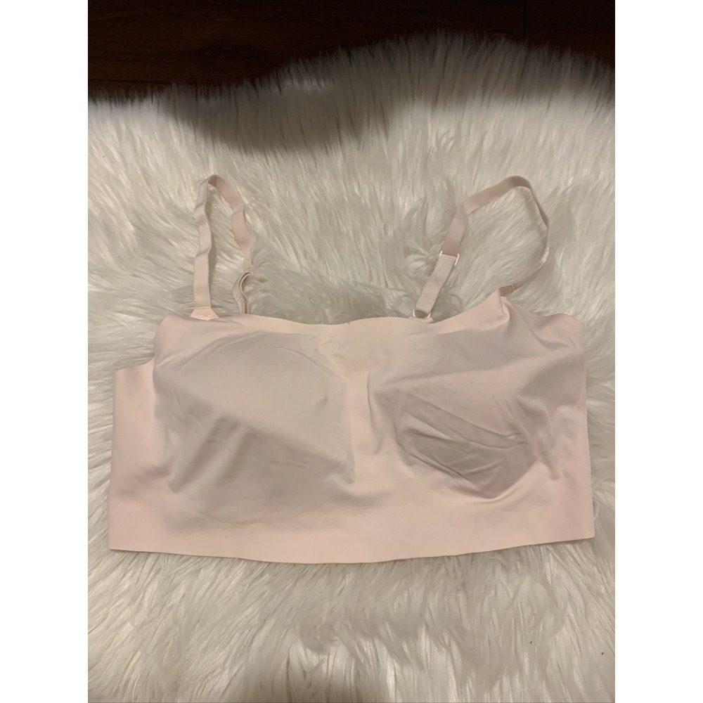 true and co true sexy seamless bralette bra Large  beige nude color guc